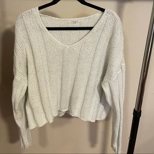 PACSUN cropped knit sweater - size L